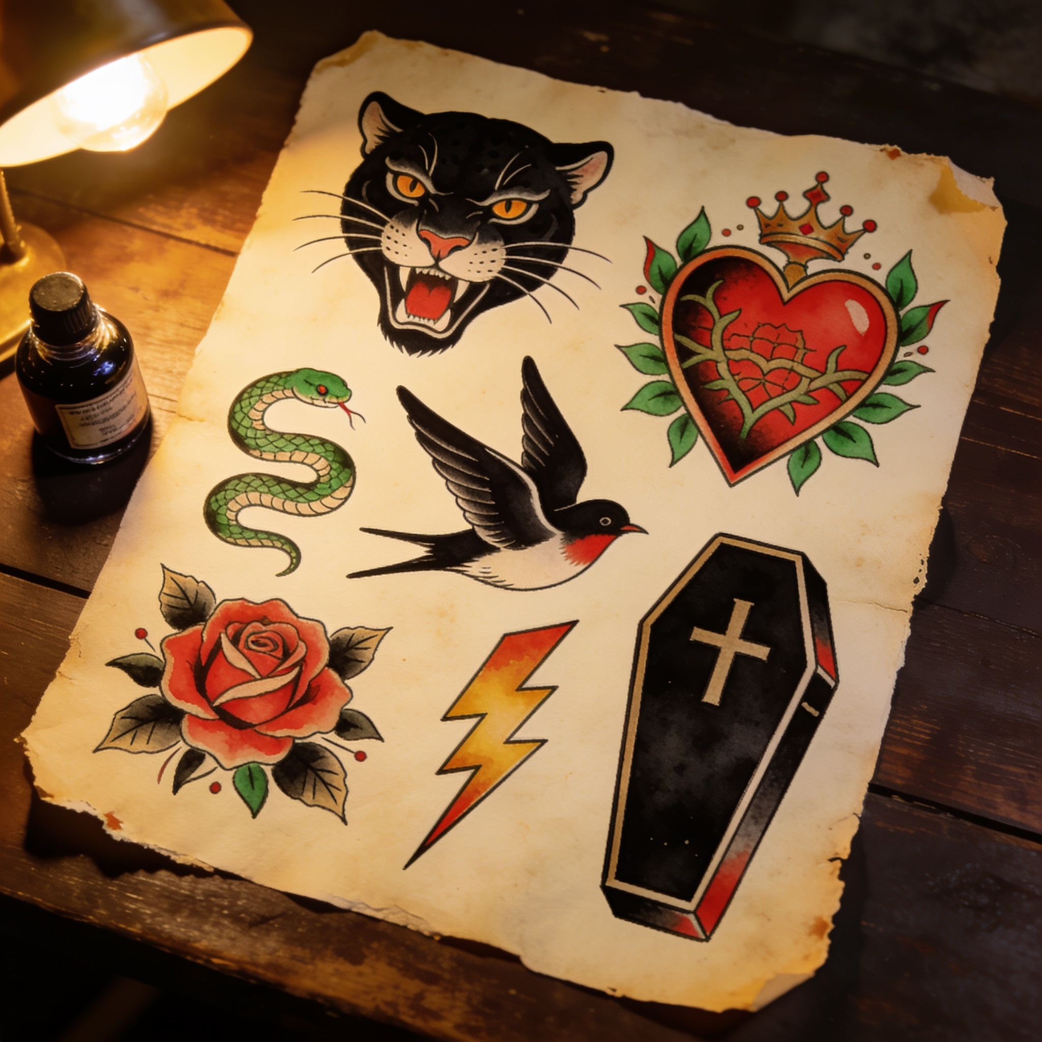 Traditional flash sheet